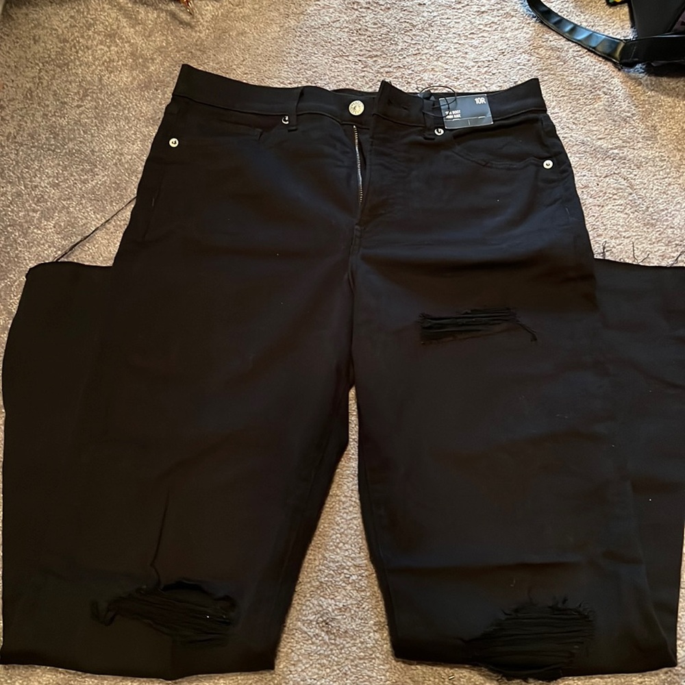 Express Black 90s Boot High Rise Women Jeans